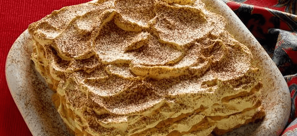 Torta fredda di biscotti