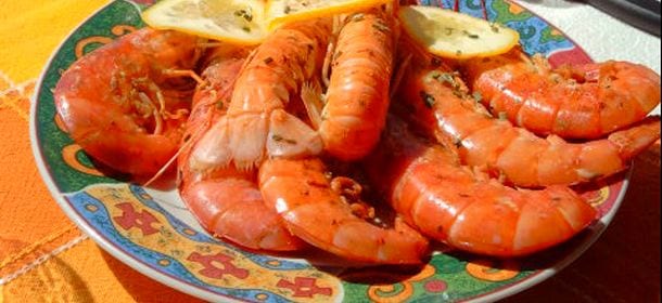 Misticanza scampi e gamberi