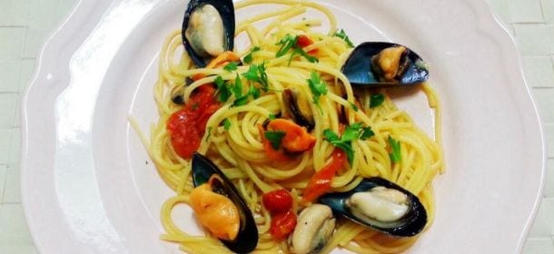 Spaghetti con le cozze