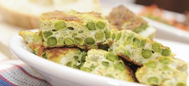 Frittata di piselli