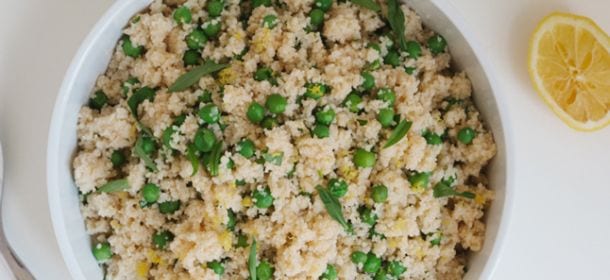 Ricette light: come preparare il cous cous piselli e salmone