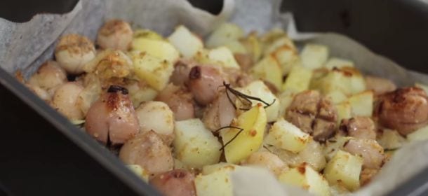 Ricette light: lampascioni al forno con le patate [VIDEO]