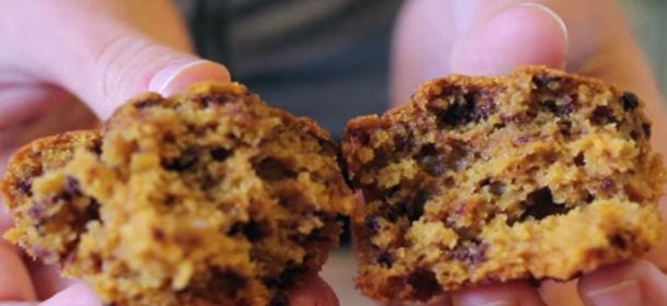 Ricette golose: muffin alla zucca con gocce di cioccolato [VIDEO]