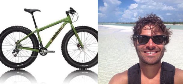 Federico Russo e la fat bike per una vacanza "off-the road"