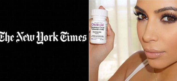 New York Times contro Kim Kardashian: "Publicizza medicine per soldi"