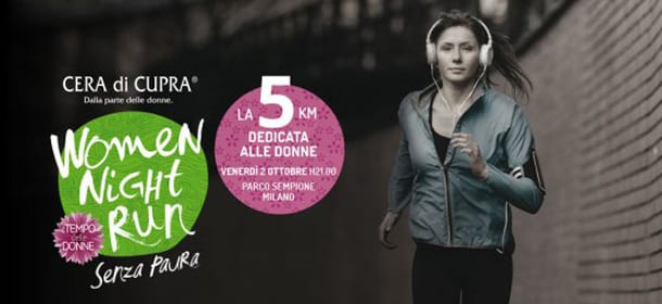 Women Night Run a Milano: le donne corrono insieme e in sicurezza