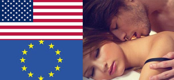 Sesso: europei e americani si confrontano su infedeltà, contraccezione e posizione preferita