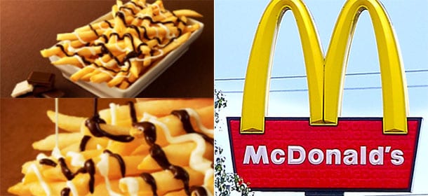 McDonald's propone le patatine fritte al cioccolato: da provare o da bocciare?