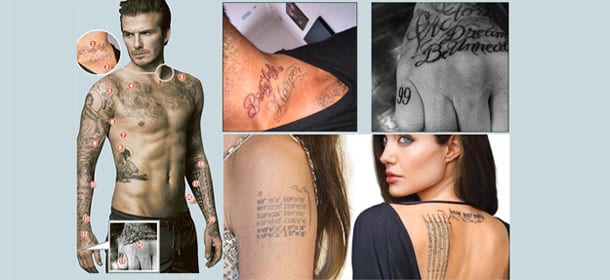 Tanti tatuaggi come Beckham e la Jolie? Fanno bene al sistema immunitario