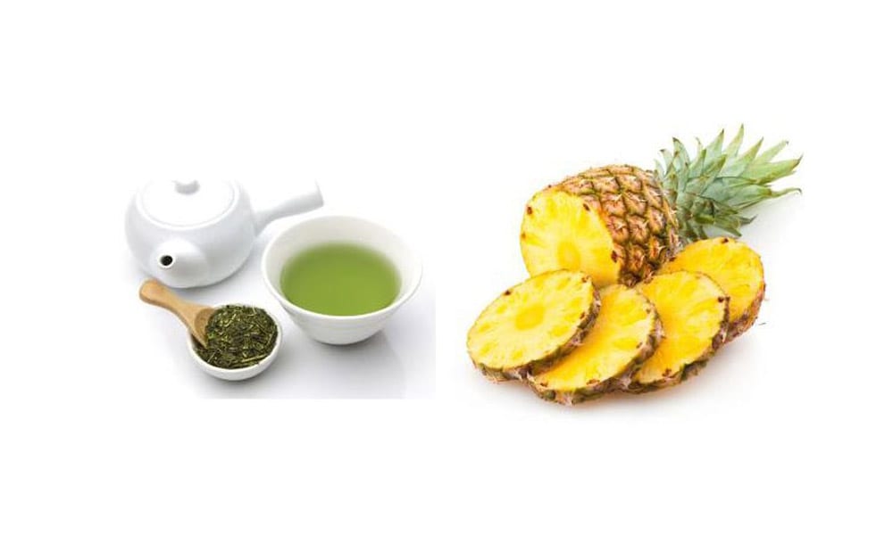 Ananas e the verde: la bevanda che elimina la cellulite e disseta