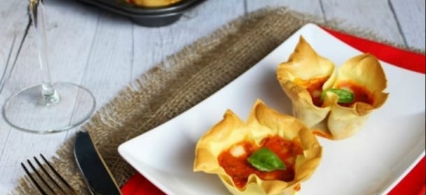 Ricette originali: le lasagne cupcake