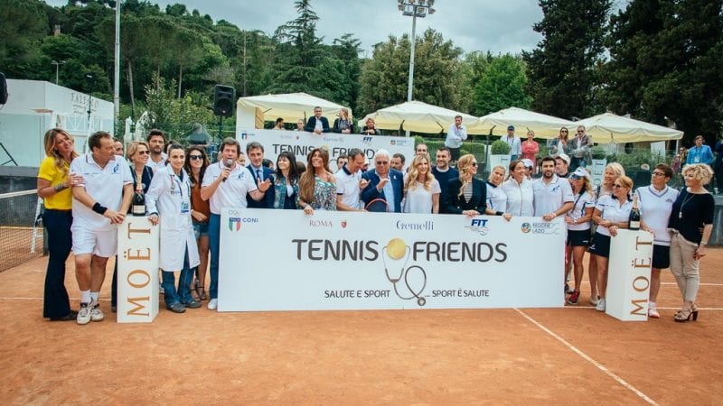 Tennis &Friends agli Internazionali di Roma 2016: sport e prevenzione