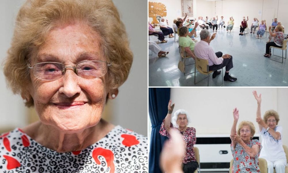 Si chiama Minnie Solomons, ha 99 anni e fa l'insegnante di fitness