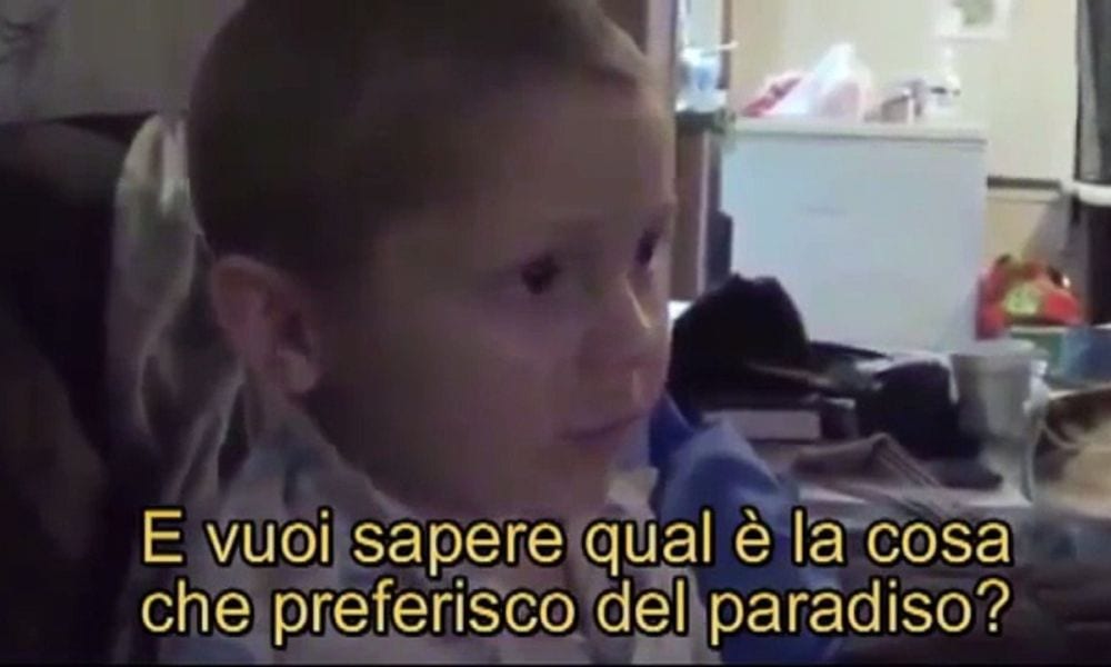 Ha 4 anni e un tumore: quando descrive il Paradiso commuove tutti [VIDEO]